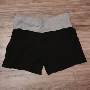 Black and grey shorts